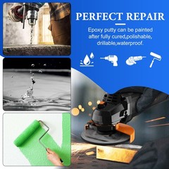 Epoxy Putty – 12oz 2 Part Strong Formula, Ceramic Repair for Cracks, White