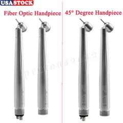 NSK Style Dental Surgical 45° Degree LED High Speed Handpiece Turbine 2/4Holes