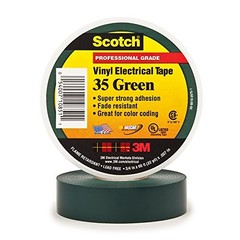 PT96403510PKG Green 3M 35 Electrical Tape 7 mil 3/4in x 66ft (Pack of 10)