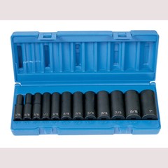 Grey Pneumatic 1202D 3/8″ Drive 12 Piece Deep Set – 12 Point