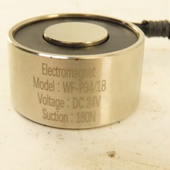 Xcell WF-P34/18 24VDC Electromagnet 180N 40 Lbs. Holding Power