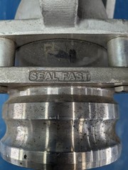 Seal Fast 818-400A Aluminum 918 Series Dual Point Drop Elbow with Outlet AF-400