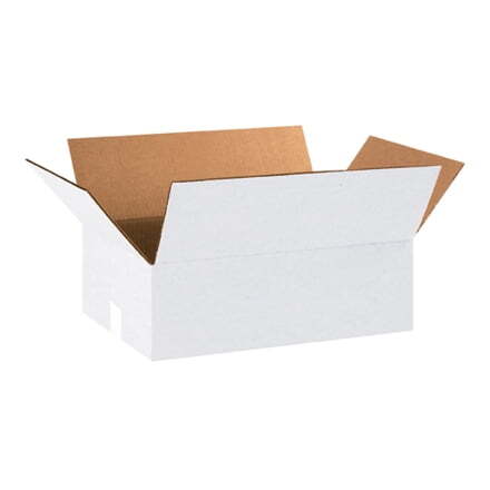 18 x 12 x 8″ White Corrugated Boxes 25 Boxes ECT-32 Shipping/Mailing Boxes