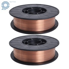 2 Pack ER70S-6 .035″ (0.9mm) Mild Steel MIG Welding Wire 10-lbs Roll