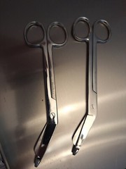 Vintage SS Pakistan Medical Surgical Scissors Pair