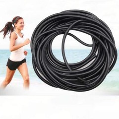 50 FT Black Latex Rubber Tubing3/8in OD 1/4in ID Black 1 Continuous Piece