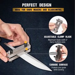 Hardened File Guide with Carbide Surface For Knife Making Knife Maker Tool 2”