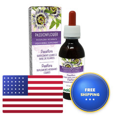 Naturalma Passionflower Passiflora Incarnata Herb Flowers Alcohol-Free Tincture