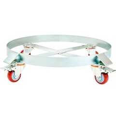 VEVOR 2PCS 55 Gal Drum Dolly Heavy Duty Barrel Cart 1000lbs with Swivel Casters