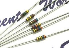 4pcs Allen-Bradley RCR07 1M 5% 1/4W (0.25W) Carbon Composition Resistor, RC07
