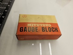 Mitutoyo Rectangular Steel Individual Gage Blocks, Qty 7