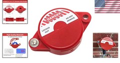 Gate Valve Lockout Device, 1-2.5 Inch, OSHA Compliant for Maximum Safety