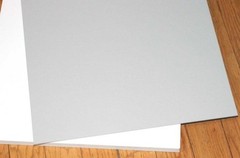 LIGHT GREY SINTRA PVC FOAM BOARD PLASTIC SHEETS 3 MM 12″ X 12″ ^