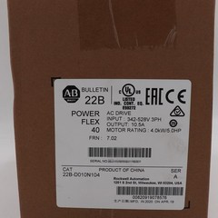 22B-D010N104 SER/A PowerFlex 40 AC Drive Factory In Box