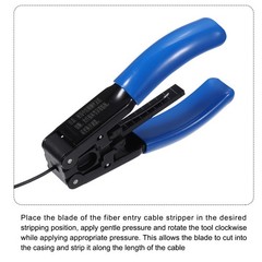 Fiber Optic Cable Stripper for 5G Non-metallic Photoelectric Composite Cable