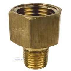 2 Pack Brass Reducer Adapter 1/2″ Female X 1/4″ Male NPT Pipe Reducing Fitting
