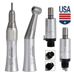 SANDENT Dental Slow Low Speed Handpiece Kit Push/Latch E-type 2/4Holes NSK Style