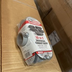 🔴(QTY 2) TayMac UCB0100 1″ 10-in-1 Universal Conduit Body C/LB/LL/LR/T‼️