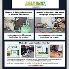 Leak Saver Direct Inject Refrigerant Leak Sealer 6 Pack HVAC & Automotive