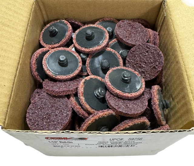 CGW 1-1/2″ Roloc Surface Conditioning Discs Maroon Medium 100 Pack
