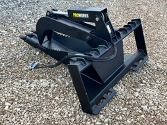 PROWORKS Extreme Duty Stump Bucket Grapple Attachment Skid Steer Quick Attach