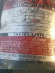 Baldor Reliance Industrial Motor 208-239⚡ 1725RPM, 3/4 HP, 60HZ NEW-FREE SHIP!