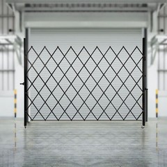 Single Folding Security Gate Folding Door Gate 7.22’H x 7.5’W Scissor Gate