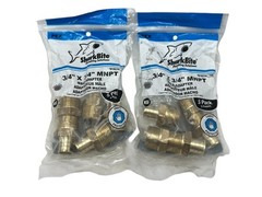 (2 PACKS) SharkBite 5 PACK PEX 3/4″ x 3/4″ MNPT Male Adapter (10 TOTAL PCS)
