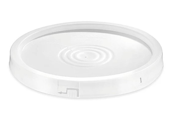 Letica Corporation 5 Gallon Bucket Lids Gasket Tear Away Food Grade la5ggts