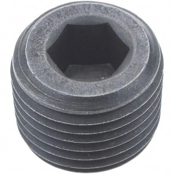 HOLO-KROME 1/8-27, 5/16″ OAL, Alloy Steel Socket Pressure Plug Qty 100 10004