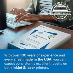Cardstock, Color Copy, 100 lb, 8.5 x 11-6 Pack 1,500 Sheets – 100 Bright, Ma…