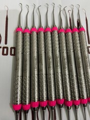 Lot of 10Hu-Friedy S204S9E2 EverEdge 2.0 #204S Double End Sickle Scaler #9Handle