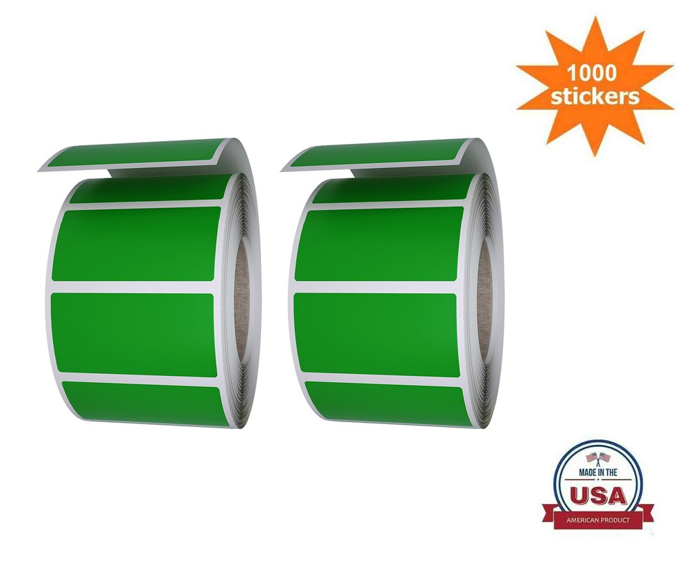 Royal Green Labels Color-Coding in Rolls (Green ) 1.57″ x 0.75 Inch 1000 Pack