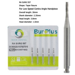 Dental RA Latch Round Burs Surgical Bur Carbide 2 4 6 For Low Speed Contra Angle