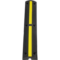 4 PCs 39” Cable Protector Ramp 18000 lbs Speed Bump Floor Cable Protector