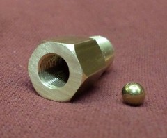 1/4 npt 1/8 Hercules Check Valve Gas Engine Hit Miss Fuel Brass Motor Water Oil