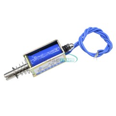 DC24V 300mA 5N/10mm Pull-Push-Type Reset-Style Solenoid Electromagnet JF-0530B