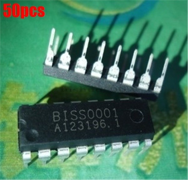 50pcs infrared human body alert dip BISS0001 DIP16 DIP-16 IC NEW NQ *GI