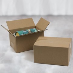 7x5x4 Inches Shipping Boxes, Brown Corrugated Cardboard Boxes for Small Bussi…