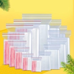 Grip Seal Bags Self Resealable Grip Poly Plastic Clear Zip Lock MIX 2 Mil 2ML