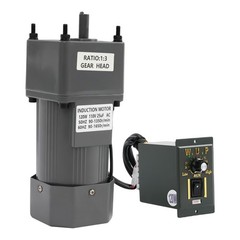 1:3(3K) 0-450 RPM 110 V AC Gear Motor +Speed Controller +Reducer