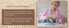 Linen Tablecloth 100% Pure Linen Table Cloth for Rectangle Tables Machine