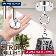 FINDMAG 350 LBS Fishing Magnet, 2 Inch Strong Neodymium Magnet | Rare Earth Magn