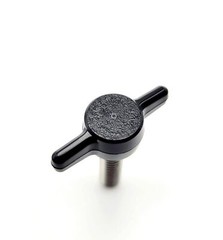 1/4-20 x 1″ Thumb Screw T Bolts Black Butterfly Tee Wing Plastic Clamping Knob