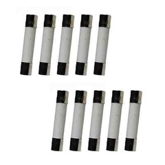 10Pcs 250V 0.5A F0.5AL250V 0.5 amp Fast Blow Acting Quick Ceramic Fuses 6x30mm