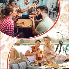 Norme 6 Pcs Bamboo Pizza Peel Set, 16.5 x 12 Inch, as the picture shown
