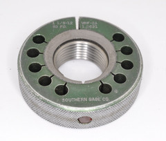 1-1/8 x 12 UNF-2A ~ Thread Ring Gage ~ Go Only ~ 1.125 ~12 ~ Southern Gage Co.