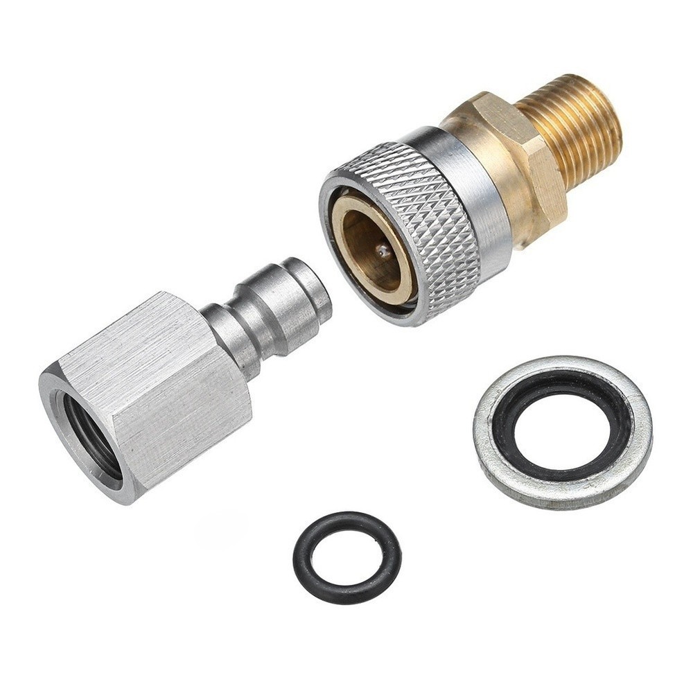 1/8 BSPP Female Thread Quick Coupler CNC Machined from Stainless Steel