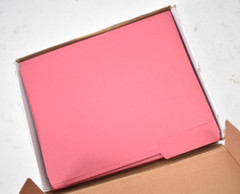 Blue Summit Supplies File Folders 100 Pack 1/3 Cut Tab Letter Size Red Storage