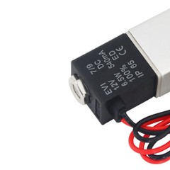 1/8″ NPT 2 Way Normally Closed DC 12V Electric Solenoid Air Valve Sets